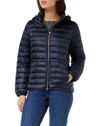 Tommy Hilfiger New Isaac Combo Lw Down Jkt Jacket in Black | Lyst UK