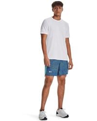 Under Armour - S Seamless Stride Short Sleeve T-shirt White/reflect M - Lyst