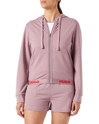 HUGO - Sporty Logo Loungewear_Jacket - Lyst