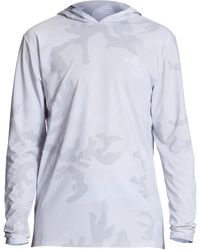 Billabong - Standard Arch Mesh Loose Fit Long Sleeve Hooded 50+ Upf Surf Shirt Rashguard - Lyst