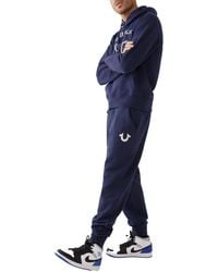 True Religion - Hufeisen Jogger Metallic Trainingshose - Lyst