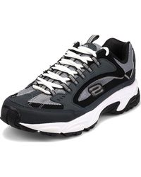 Skechers - Sport Stamina Nuovo Cutback Lace-up Sneaker,charcoal/black,11.5 2e Us - Lyst