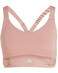 adidas - FastImpact Luxe Run High-Support Sport-BH Warm Clay M A-B - Lyst