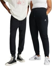 Converse - Schwarz Sporthose mit Logo-Stickerei - Lyst