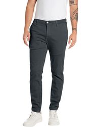 Replay - S Chino Zeumar Slim-Fit Hyperflex X-Lite mit Stretch - Lyst