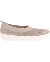 Fitflop - Uberknit Slip On Ballet Pumps - Lyst