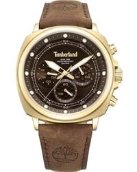 Timberland - Analog Quartz Watch With Leather Strap Tdwgf0042003 - Lyst