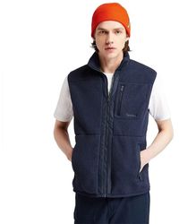 Timberland - Vest Heavy Fleece Sherpa Vest - Lyst