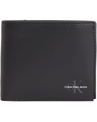 Calvin Klein - Uomo Borsello Mono Logo Bifold in Pelle - Lyst