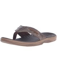 sperry leather sandals