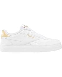 Reebok - Court Advance Bold Sneaker,White White Gold,37 EU - Lyst