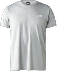The North Face - Reaxion Red Box T-shirt Mid Grey Heather L - Lyst