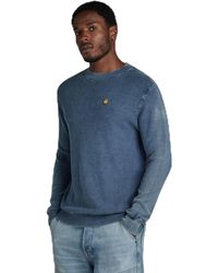 G-Star - Indigo Moss R Knit - Lyst