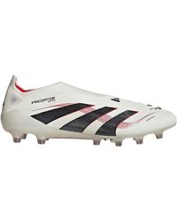 adidas - Performance Predator Elite Ll Ag Wit Wit Zwart 40 2/3 - Lyst