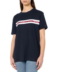 Tommy Hilfiger - CN SS Tee Logo UM0UM01915 T-Shirts ches Courtes - Lyst