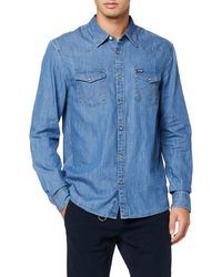 wrangler denim shirts uk