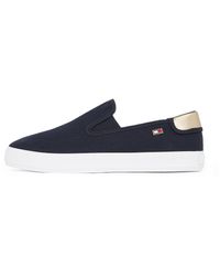 Tommy Hilfiger - Vrouwen Vulc Canvas Slip-on Sneaker Low Top - Lyst
