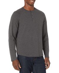 Amazon Essentials - Regular-fit Long-sleeve Henley Shirt Chemise - Lyst
