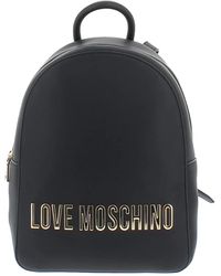 Love Moschino - Borsa donna zaino ecopelle nero B24MO88 JC4193 MEDIO - Lyst