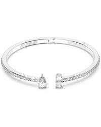 Swarovski - Brazalete Attract para Mujer con Cristales Transparentes Y Pavé de Cristal - Lyst