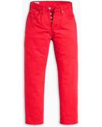 Levi's - 501 Crop Greens - Lyst