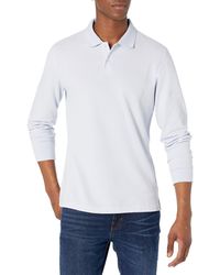 Amazon Essentials - Polo de Piqué de ga Larga Entallado Hombre - Lyst