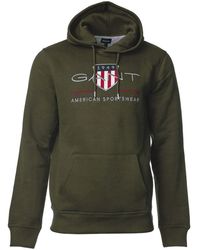 GANT - Reg Archive Shield Hoodie Hooded Sweatshirt - Lyst