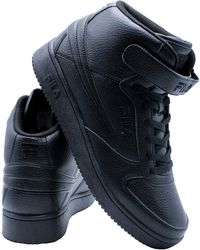 fila shoes black high tops