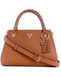 Guess - Noelle II Luxury Satchel Light Cognac - Lyst