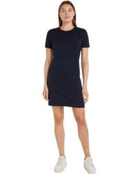 Tommy Hilfiger - Robe New Cody Slim Short Dress en Coton - Lyst