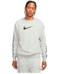 Nike - Sportswear Fleece Sweatshirt Grey - Lyst