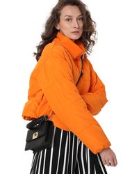 Vero Moda - Puffer Jacket Short Orange Pepper L Orange Pepper L - Lyst