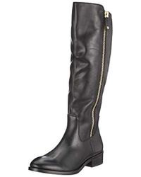 Aldo Knee The Kandice Leather In Boots Over Lyst Black HwSHrq