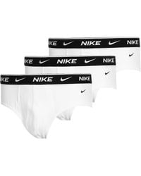 Nike - Brief 3PK S Blanc 100 - Lyst