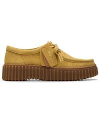 Clarks - S Torhill Bee Suede Golden Tan Shoes 4.5 Uk - Lyst