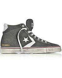 converse lifestyle pro leather mid donna converse lifestyle pro leather mid donna