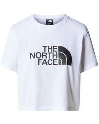 The North Face - Magliette donna bianca e nera easy - Lyst