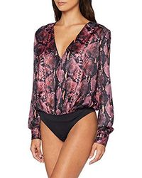 Guess LS Amelia Body Mono Largo para Mujer - Rosa