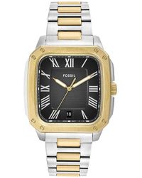 Fossil - Analog Quarz Uhr mit Edelstahl Armband FS6123 - Lyst