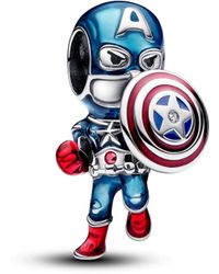 PANDORA - 793129C01 Breloque Captain America - Lyst