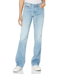 Tommy Hilfiger Maddie Mr Bootcut Clbc Trousers - Blue