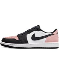 Nike - Jordan Air 1 Low - Gr, Schwarz/gebleichte Koralle, Weiß-Grün, 43 EU - Lyst