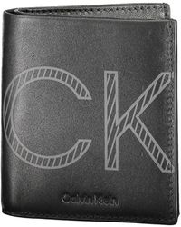 Calvin Klein - Portafoglio monogram verticale portamonete K50K508988 0IH black - Lyst