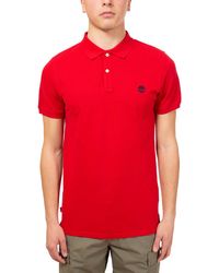 Timberland - Slim Polo Shirt With Logo - Lyst