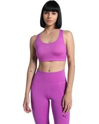 PUMA - S Running 4keeps Bra Purple Size L - Lyst