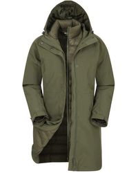 Mountain Warehouse - Alaskan Womens 3 In 1 Long Jacket - Waterproof, Breathable & Adjustable Raincoat With Detachable Inner Coat & - Lyst
