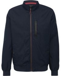 S.oliver - Outdoor-Jacke mit Stehkragen und Kontrast-Details Navy XL - Lyst