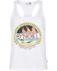 O'neill Sportswear - Connective Graphic Tank Top T-shirt - Lyst