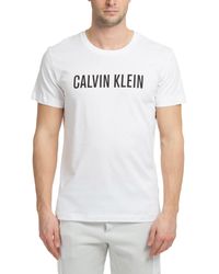 Calvin Klein - Intense Power-C T-Shirt weiß M - Lyst