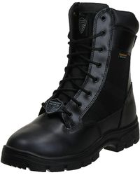 skechers mens boots black